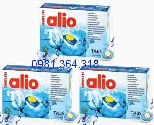 viên rửa bát allio complete 12 in 1 loại 120 tabs