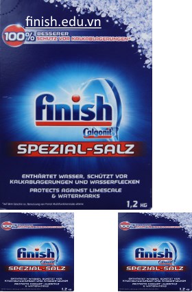 muối rửa bát finish Spezial Salz 3,6kg made in eu
