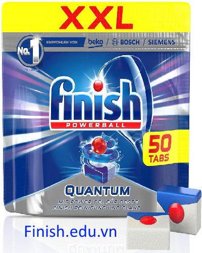 viên rửa bát finish quantum 50 viên ( finish quantum 50 tabs xxl )
